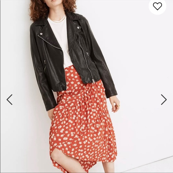 Madewell Washed Leather Motorcycle Jacket